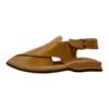 Mustard Brown Zardari Chappal | Zardari Chappal | peshawari zardari chappal​ | Zardari style peshawari chappal | Peshawari Chappal