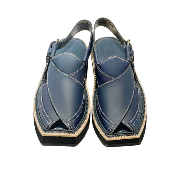 Blue Kaptaan Chappal | kaptaan chappal​ | Imran Khan Chappal | imran khan kaptaan chappal​ | best peshawari chappal